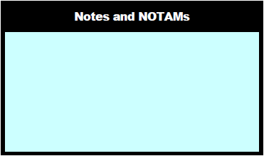 "Notes and NOTAMs"