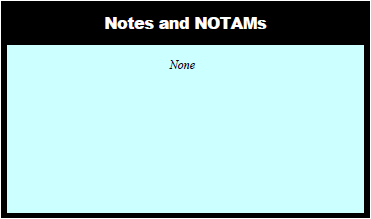 "Notes and NOTAMs"