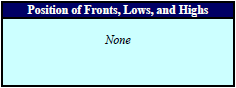 Position of Fronts, Lows, and Highs